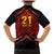 Custom Caribbean Cricket Trinidad and Tobago Cricket Family Matching Mermaid Dress and Hawaiian Shirt TKR Champions 2025 Red Edition - Wonder Print Shop