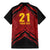 Custom Caribbean Cricket Trinidad and Tobago Cricket Family Matching Mermaid Dress and Hawaiian Shirt TKR Champions 2025 Red Edition - Wonder Print Shop