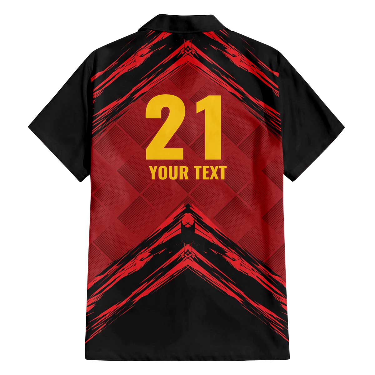 Custom Caribbean Cricket Trinidad and Tobago Cricket Family Matching Off The Shoulder Long Sleeve Dress and Hawaiian Shirt TKR Champions 2025 Red Edition - Wonder Print Shop