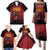 Custom Caribbean Cricket Trinidad and Tobago Cricket Family Matching Puletasi and Hawaiian Shirt TKR Champions 2025 Red Edition - Wonder Print Shop