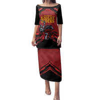 Custom Caribbean Cricket Trinidad and Tobago Cricket Family Matching Puletasi and Hawaiian Shirt TKR Champions 2025 Red Edition - Wonder Print Shop