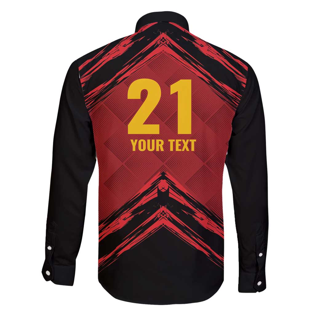 Custom Caribbean Cricket Trinidad and Tobago Cricket Family Matching Short Sleeve Bodycon Dress and Hawaiian Shirt TKR Champions 2025 Red Edition - Wonder Print Shop