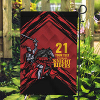 Custom Caribbean Cricket Trinidad and Tobago Cricket Garden Flag TKR Champions 2025 Red Edition - Wonder Print Shop
