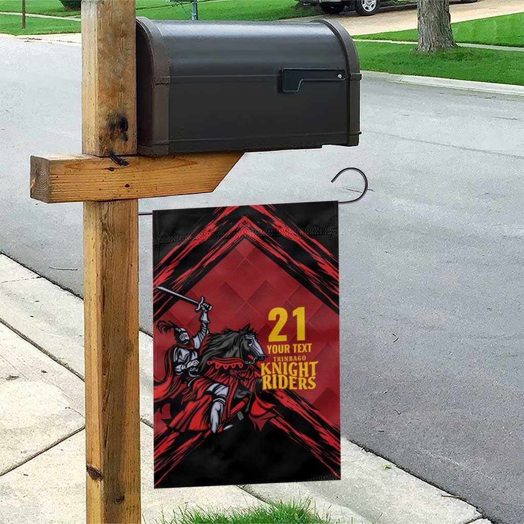 Custom Caribbean Cricket Trinidad and Tobago Cricket Garden Flag TKR Champions 2025 Red Edition - Wonder Print Shop