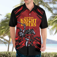 Custom Caribbean Cricket Trinidad and Tobago Cricket Hawaiian Shirt TKR Champions 2025 Red Edition - Wonder Print Shop