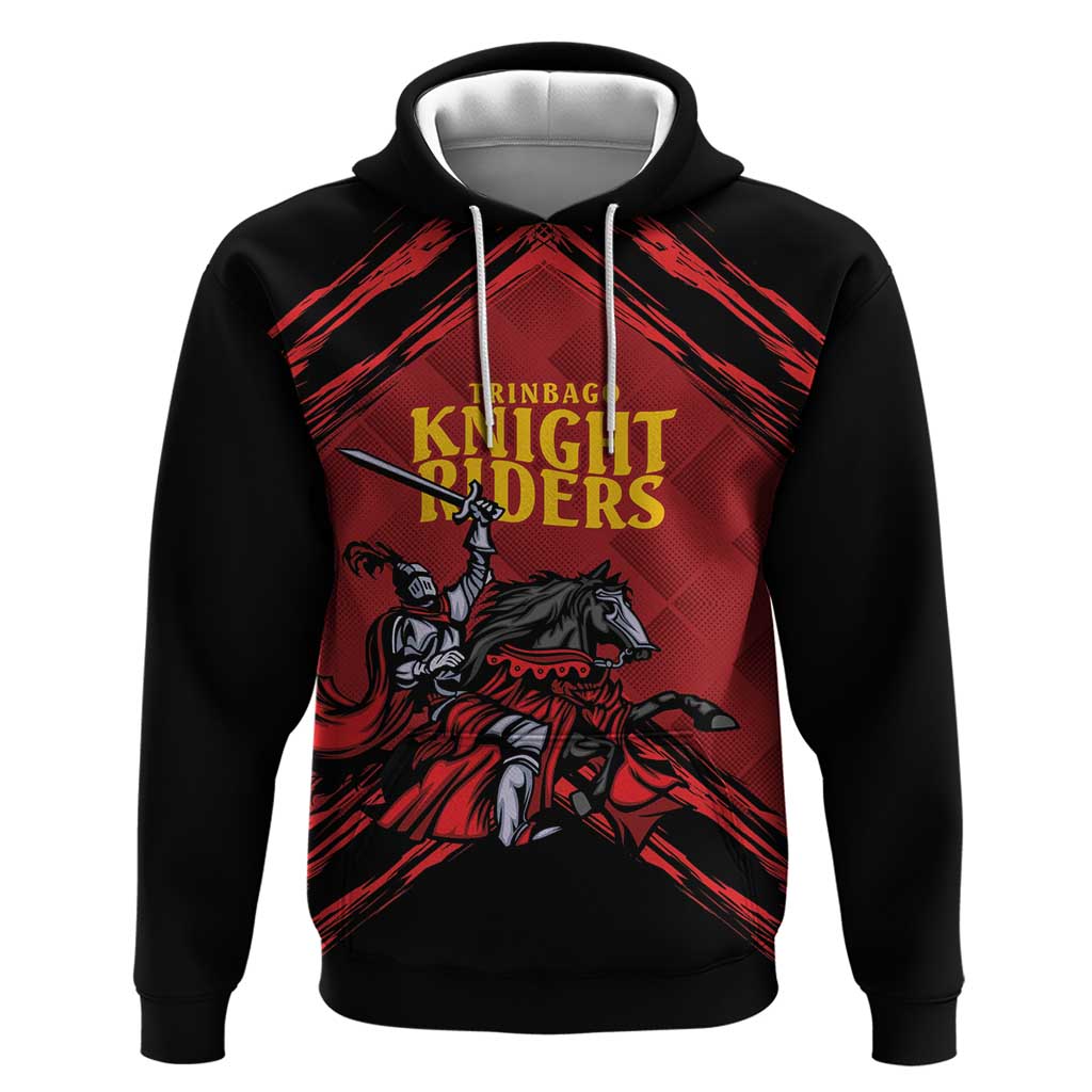 Custom Caribbean Cricket Trinidad and Tobago Cricket Hoodie TKR Champions 2025 Red Edition - Wonder Print Shop