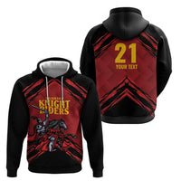 Custom Caribbean Cricket Trinidad and Tobago Cricket Hoodie TKR Champions 2025 Red Edition - Wonder Print Shop