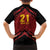 Custom Caribbean Cricket Trinidad and Tobago Cricket Kid Hawaiian Shirt TKR Champions 2025 Red Edition - Wonder Print Shop