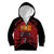 Custom Caribbean Cricket Trinidad and Tobago Cricket Kid Hoodie TKR Champions 2025 Red Edition - Wonder Print Shop