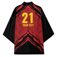 Custom Caribbean Cricket Trinidad and Tobago Cricket Kimono TKR Champions 2025 Red Edition - Wonder Print Shop