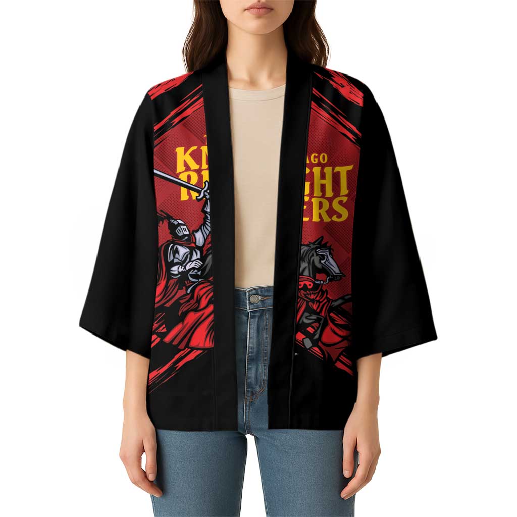 Custom Caribbean Cricket Trinidad and Tobago Cricket Kimono TKR Champions 2025 Red Edition - Wonder Print Shop