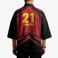 Custom Caribbean Cricket Trinidad and Tobago Cricket Kimono TKR Champions 2025 Red Edition - Wonder Print Shop