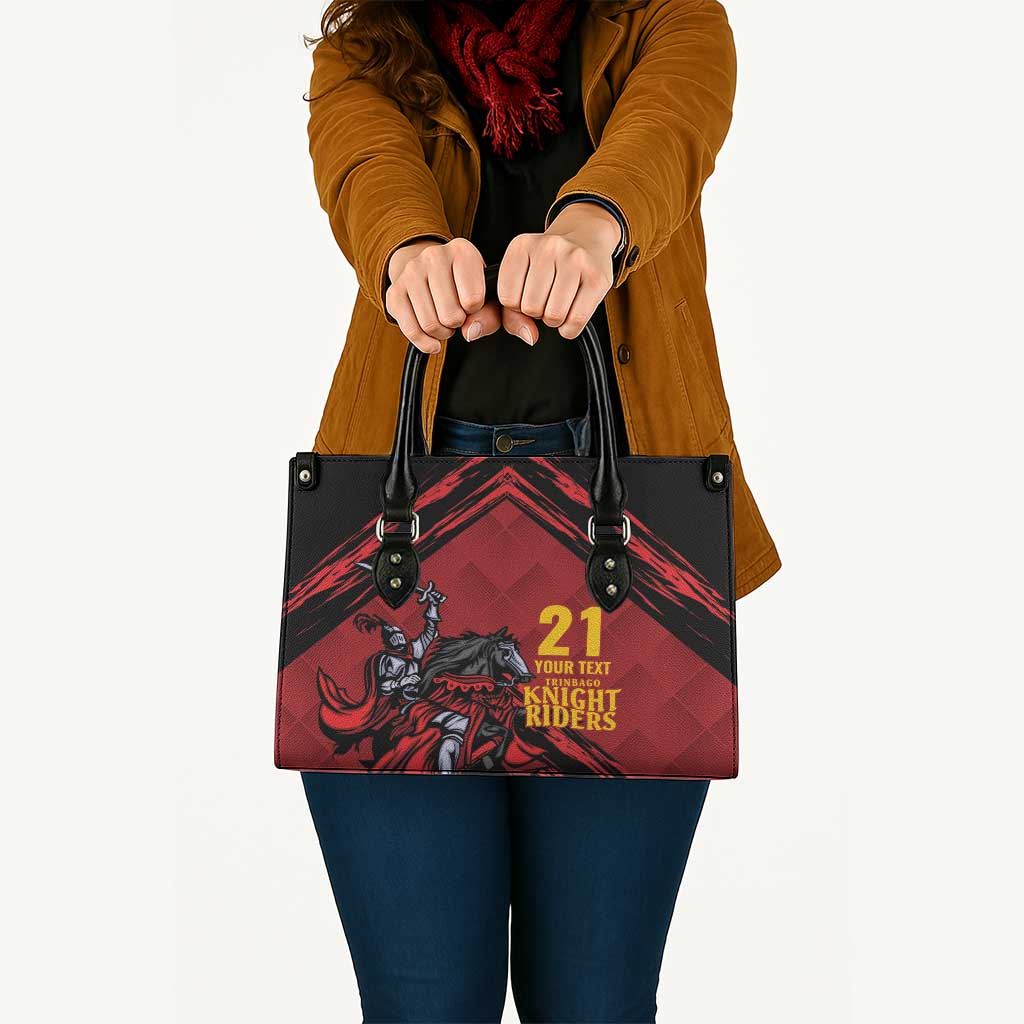 Custom Caribbean Cricket Trinidad and Tobago Cricket Leather Bag TKR Champions 2025 Red Edition - Wonder Print Shop