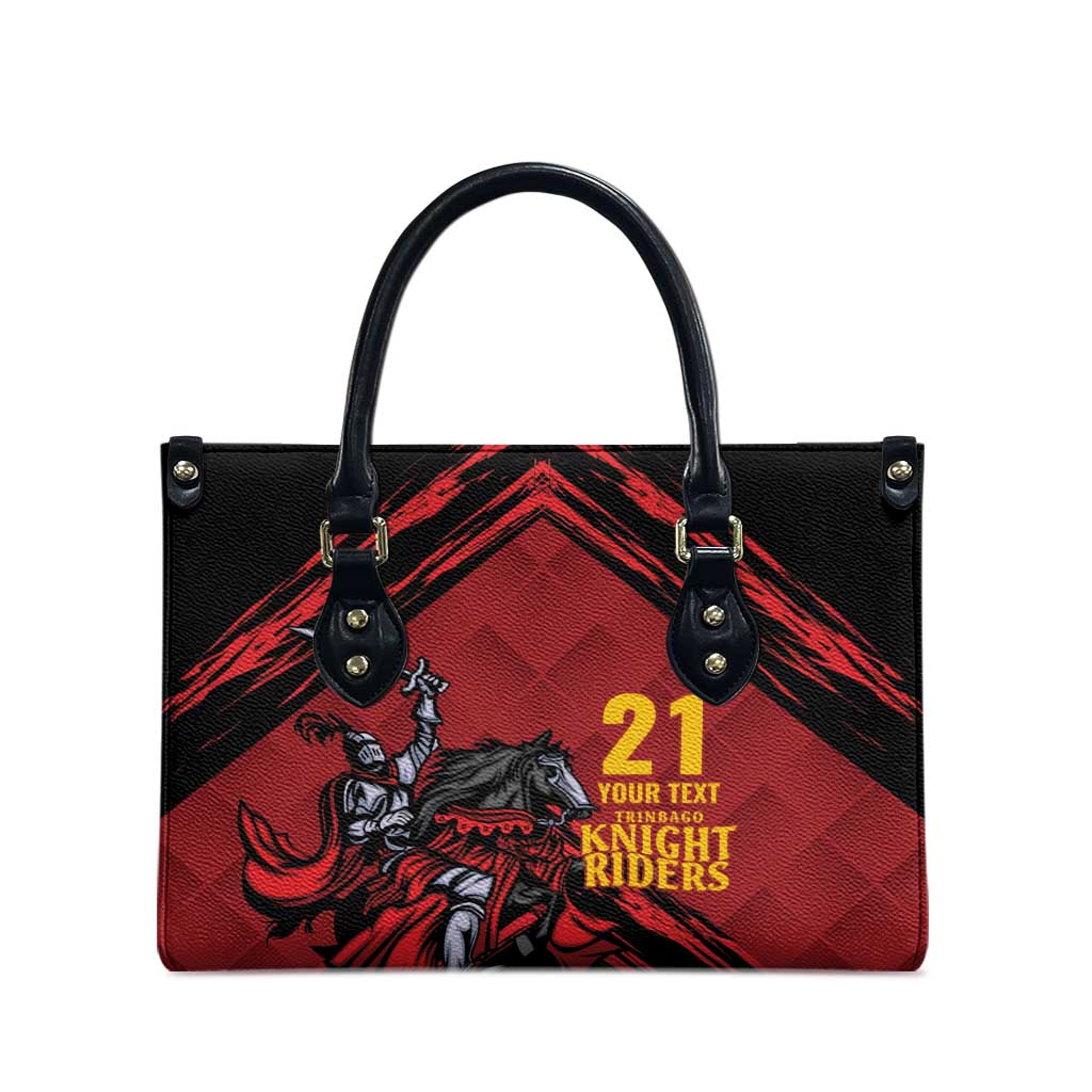 Custom Caribbean Cricket Trinidad and Tobago Cricket Leather Bag TKR Champions 2025 Red Edition - Wonder Print Shop