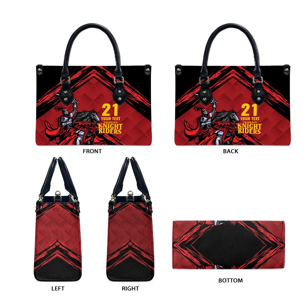 Custom Caribbean Cricket Trinidad and Tobago Cricket Leather Bag TKR Champions 2025 Red Edition - Wonder Print Shop