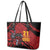 Custom Caribbean Cricket Trinidad and Tobago Cricket Leather Tote Bag TKR Champions 2025 Red Edition - Wonder Print Shop