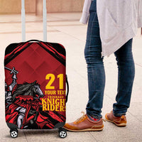 Custom Caribbean Cricket Trinidad and Tobago Cricket Luggage Cover TKR Champions 2025 Red Edition - Wonder Print Shop