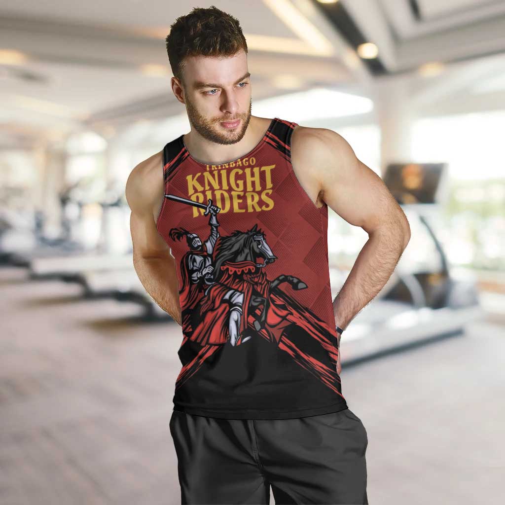 Custom Caribbean Cricket Trinidad and Tobago Cricket Men Tank Top TKR Champions 2025 Red Edition - Wonder Print Shop