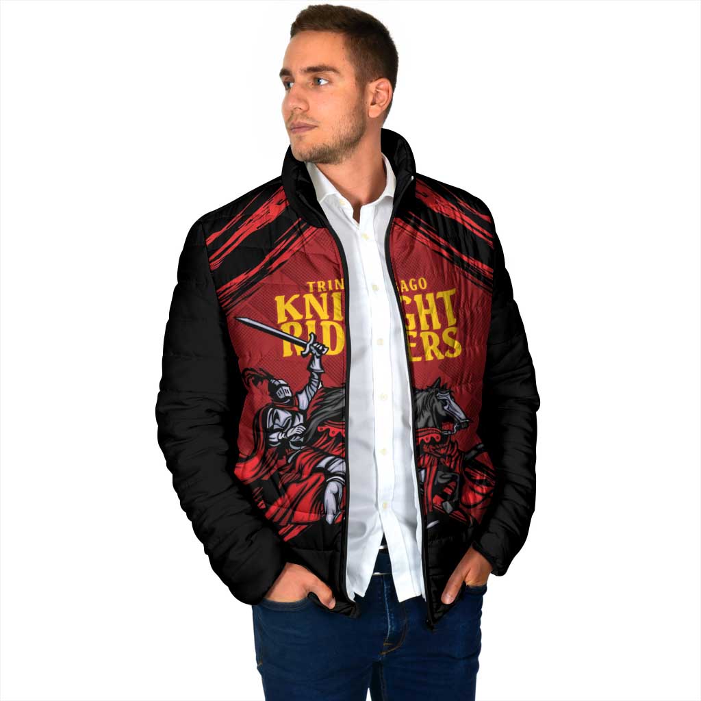 Custom Caribbean Cricket Trinidad and Tobago Cricket Padded Jacket TKR Champions 2025 Red Edition - Wonder Print Shop