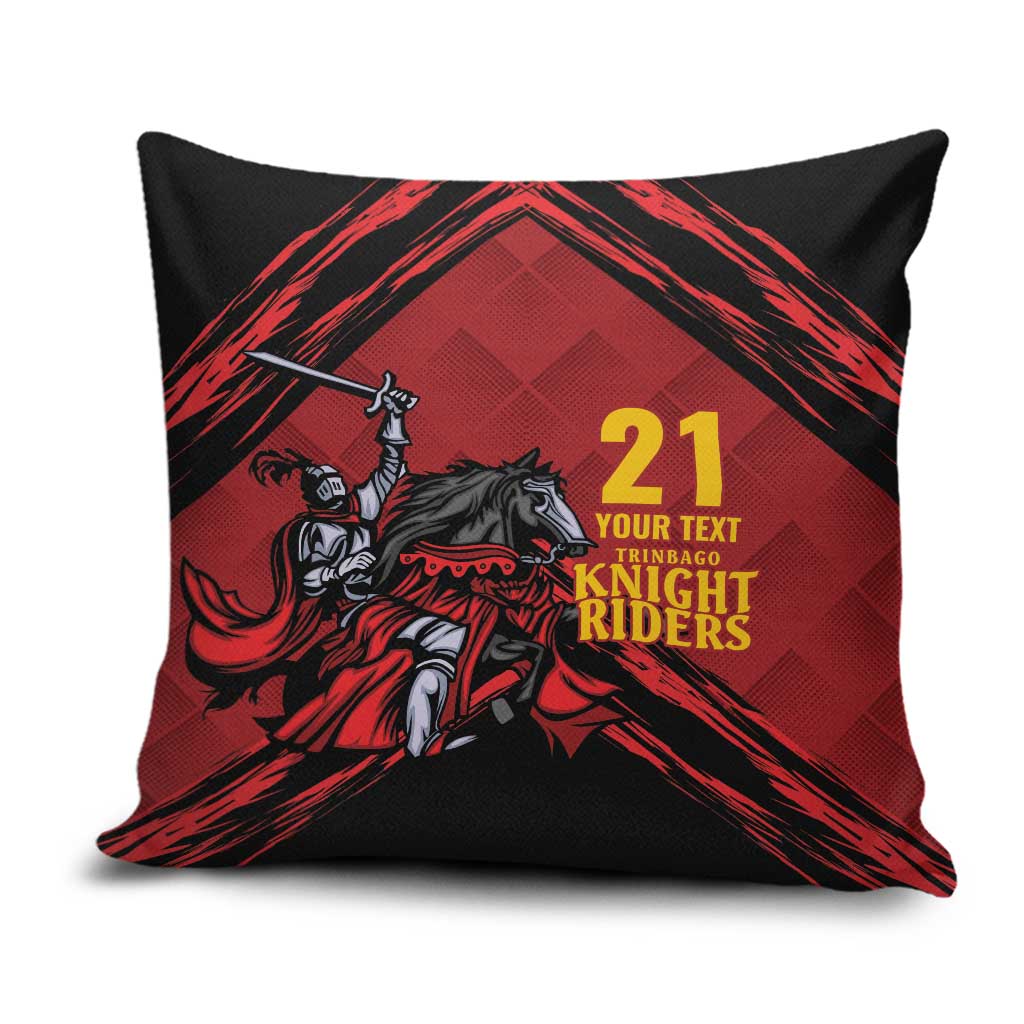 Custom Caribbean Cricket Trinidad and Tobago Cricket Pillow Cover TKR Champions 2025 Red Edition - Wonder Print Shop