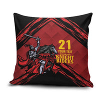 Custom Caribbean Cricket Trinidad and Tobago Cricket Pillow Cover TKR Champions 2025 Red Edition - Wonder Print Shop