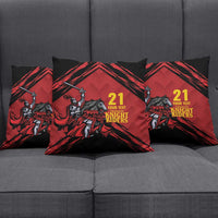 Custom Caribbean Cricket Trinidad and Tobago Cricket Pillow Cover TKR Champions 2025 Red Edition - Wonder Print Shop