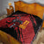 Custom Caribbean Cricket Trinidad and Tobago Cricket Quilt TKR Champions 2025 Red Edition - Wonder Print Shop