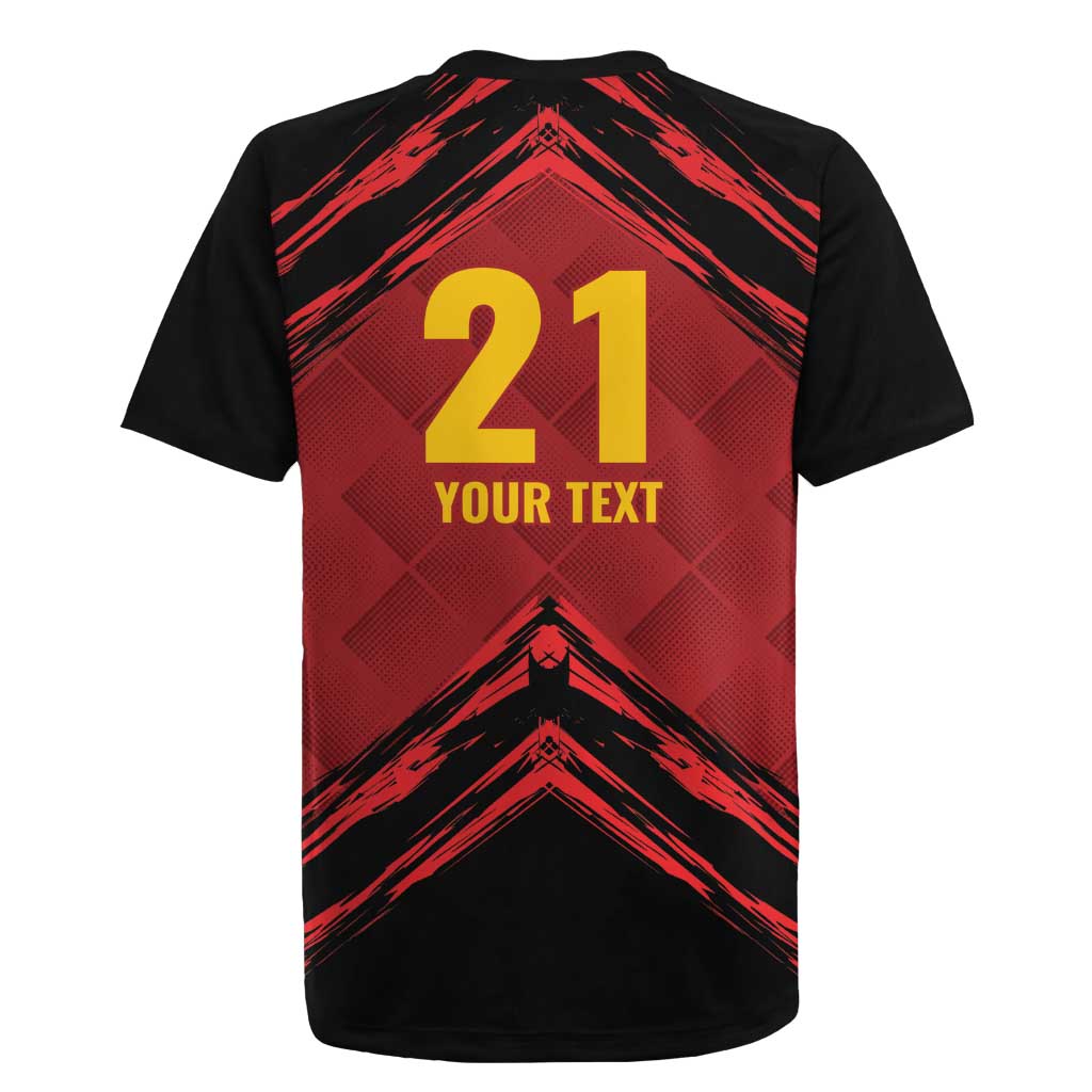 Custom Caribbean Cricket Trinidad and Tobago Cricket Rugby Jersey TKR Champions 2025 Red Edition - Wonder Print Shop