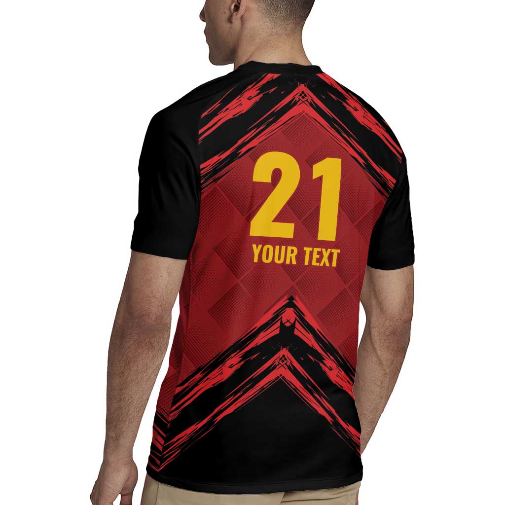 Custom Caribbean Cricket Trinidad and Tobago Cricket Rugby Jersey TKR Champions 2025 Red Edition - Wonder Print Shop
