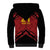 Custom Caribbean Cricket Trinidad and Tobago Cricket Sherpa Hoodie TKR Champions 2025 Red Edition - Wonder Print Shop