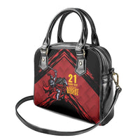 Custom Caribbean Cricket Trinidad and Tobago Cricket Shoulder Handbag TKR Champions 2025 Red Edition - Wonder Print Shop