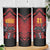 Custom Caribbean Cricket Trinidad and Tobago Cricket Skinny Tumbler TKR Champions 2025 Red Edition - Wonder Print Shop