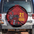 Custom Caribbean Cricket Trinidad and Tobago Cricket Spare Tire Cover TKR Champions 2025 Red Edition - Wonder Print Shop