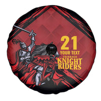 Custom Caribbean Cricket Trinidad and Tobago Cricket Spare Tire Cover TKR Champions 2025 Red Edition - Wonder Print Shop