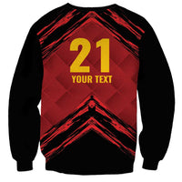 Custom Caribbean Cricket Trinidad and Tobago Cricket Sweatshirt TKR Champions 2025 Red Edition - Wonder Print Shop