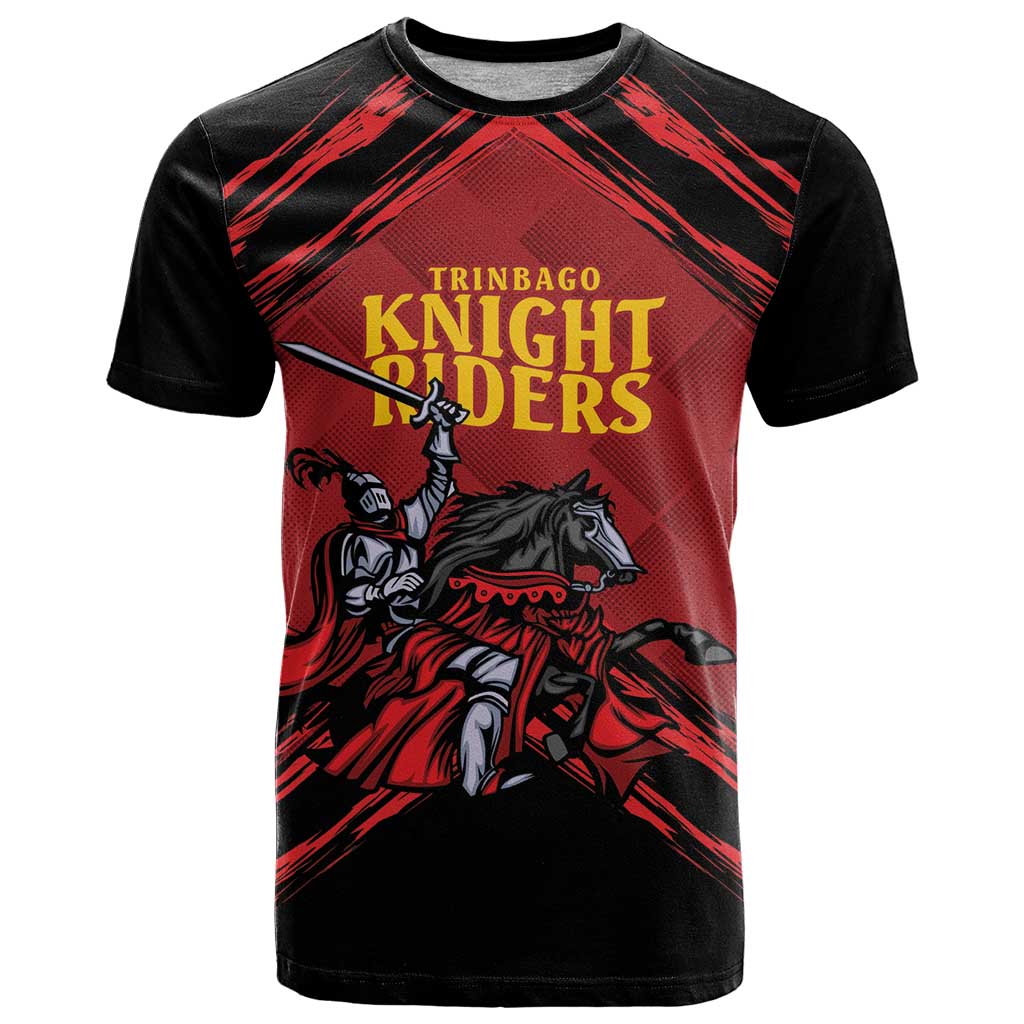 Custom Caribbean Cricket Trinidad and Tobago Cricket T Shirt TKR Champions 2025 Red Edition - Wonder Print Shop