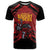 Custom Caribbean Cricket Trinidad and Tobago Cricket T Shirt TKR Champions 2025 Red Edition - Wonder Print Shop
