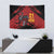 Custom Caribbean Cricket Trinidad and Tobago Cricket Tapestry TKR Champions 2025 Red Edition - Wonder Print Shop
