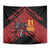 Custom Caribbean Cricket Trinidad and Tobago Cricket Tapestry TKR Champions 2025 Red Edition - Wonder Print Shop