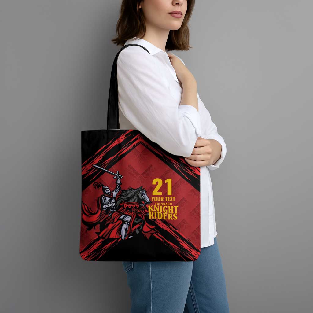 Custom Caribbean Cricket Trinidad and Tobago Cricket Tote Bag TKR Champions 2025 Red Edition - Wonder Print Shop