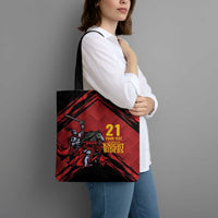 Custom Caribbean Cricket Trinidad and Tobago Cricket Tote Bag TKR Champions 2025 Red Edition - Wonder Print Shop