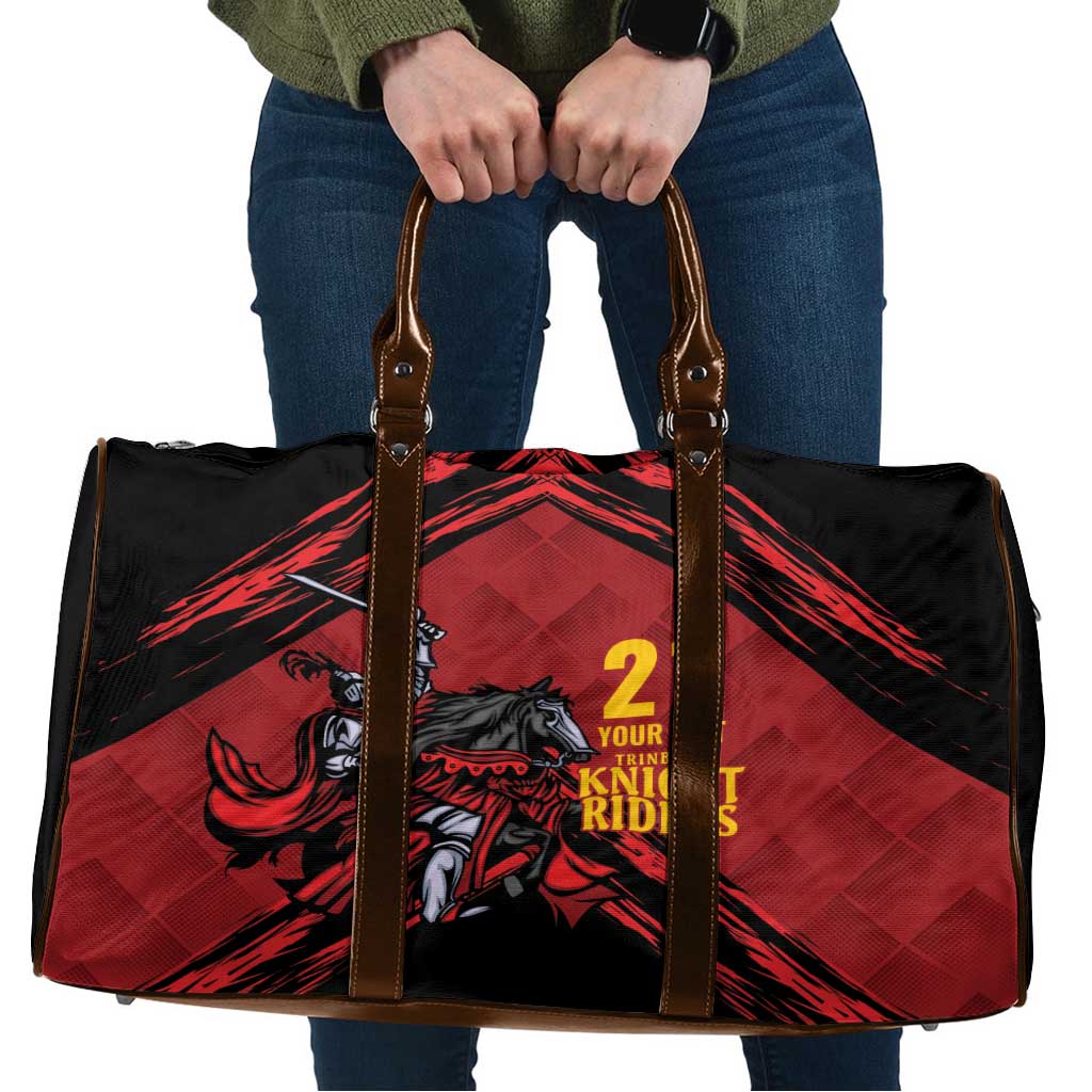 Custom Caribbean Cricket Trinidad and Tobago Cricket Travel Bag TKR Champions 2025 Red Edition - Wonder Print Shop
