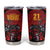 Custom Caribbean Cricket Trinidad and Tobago Cricket Tumbler Cup TKR Champions 2025 Red Edition - Wonder Print Shop