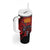 Custom Caribbean Cricket Trinidad and Tobago Cricket Tumbler With Handle TKR Champions 2025 Red Edition - Wonder Print Shop