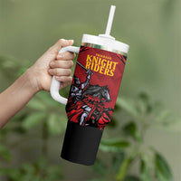 Custom Caribbean Cricket Trinidad and Tobago Cricket Tumbler With Handle TKR Champions 2025 Red Edition - Wonder Print Shop