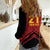 Custom Caribbean Cricket Trinidad and Tobago Cricket Women Casual Shirt TKR Champions 2025 Red Edition - Wonder Print Shop