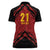 Custom Caribbean Cricket Trinidad and Tobago Cricket Women Polo Shirt TKR Champions 2025 Red Edition - Wonder Print Shop