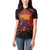 Custom Caribbean Cricket Trinidad and Tobago Cricket Women Polo Shirt TKR Champions 2025 Red Edition - Wonder Print Shop