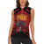 Custom Caribbean Cricket Trinidad and Tobago Cricket Women Sleeveless Polo Shirt TKR Champions 2025 Red Edition - Wonder Print Shop