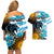 Personalised Argentina Couples Matching Off Shoulder Short Dress and Hawaiian Shirt Los Pumas and Sol de Mayo Ceibo Flowers LT9 - Wonder Print Shop